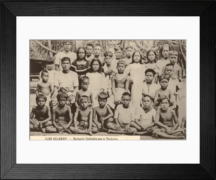 Framed Print : Mission on The Gilbert Islands (8 / 9) Framed Print : Mission on The Gilbert Islands (8 / 9)
