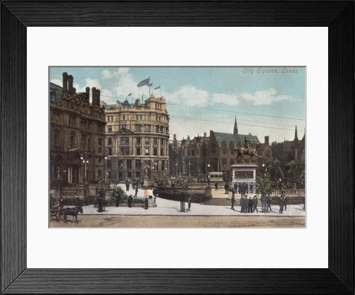 Framed Print : City Square, Leeds, Yorkshire Framed Print : City Square, Leeds, Yorkshire