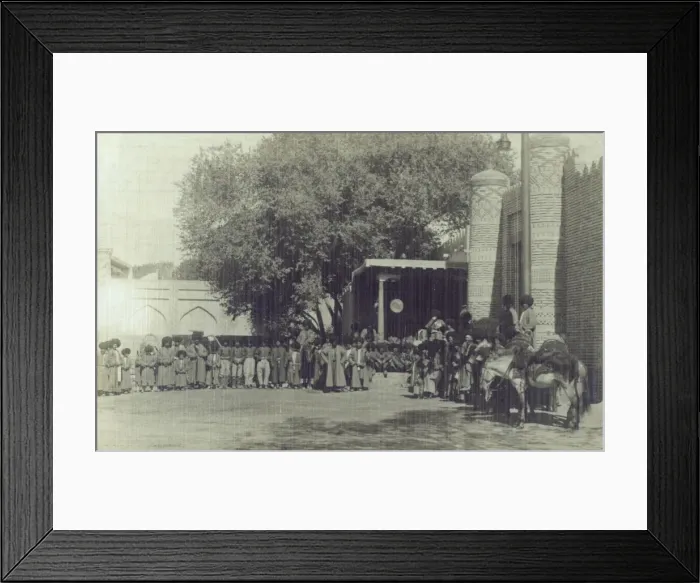 Framed Print : Walled military compound - Turkmenistan Framed Print : Walled military compound - Turkmenistan