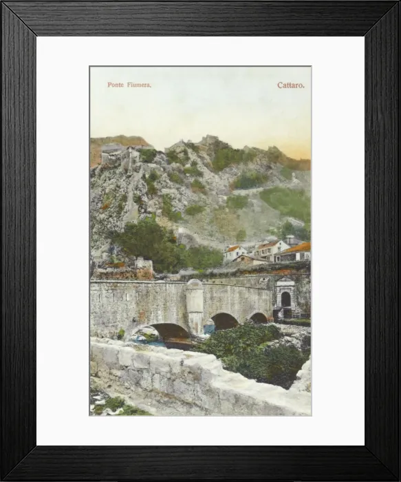 Framed Print : Montenegro - Kotor (Cattaro) - Fiumera Bridge Framed Print : Montenegro - Kotor (Cattaro) - Fiumera Bridge
