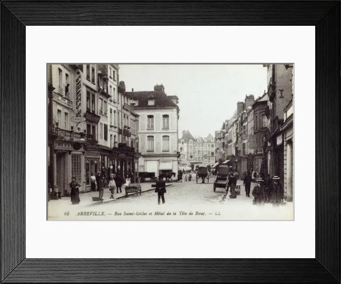 Framed Print : Abbeville, France - Rue Saint-Gilles Framed Print : Abbeville, France - Rue Saint-Gilles