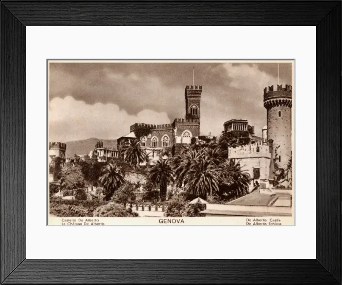 Framed Print : Genoa, Italy - De Albertis Castle Framed Print : Genoa, Italy - De Albertis Castle