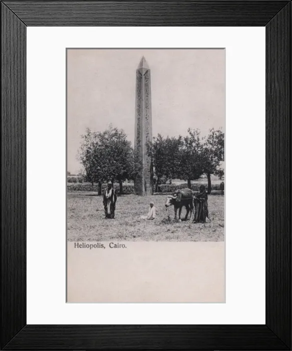 Framed Print : Obelisk at Heliopolis, Cairo, Egypt Framed Print : Obelisk at Heliopolis, Cairo, Egypt