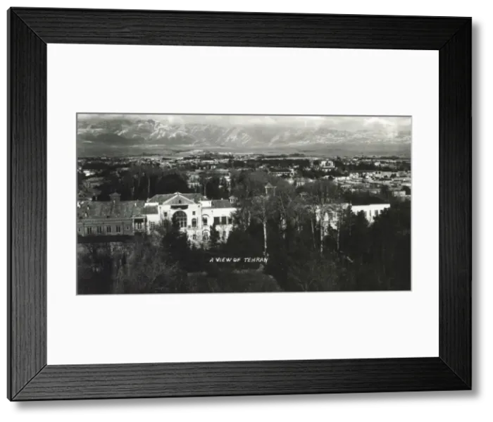 Framed Print : View of Tehran, Iran Framed Print : View of Tehran, Iran