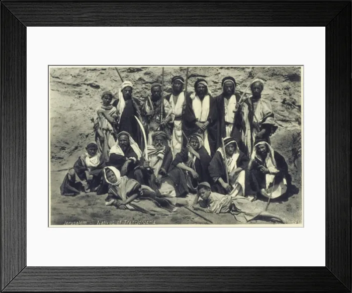 Framed Print : Jerusalem - Palestinian men and boys Framed Print : Jerusalem - Palestinian men and boys