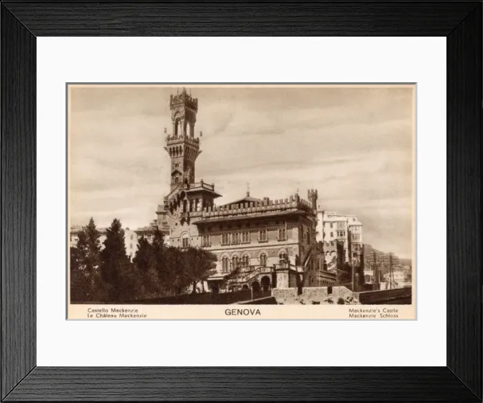 Framed Print : Genoa, Italy - Mackenzies Castle Framed Print : Genoa, Italy - Mackenzies Castle