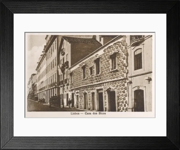 Framed Print : Lisbon, Portugal - Casa dos Bicos Framed Print : Lisbon, Portugal - Casa dos Bicos