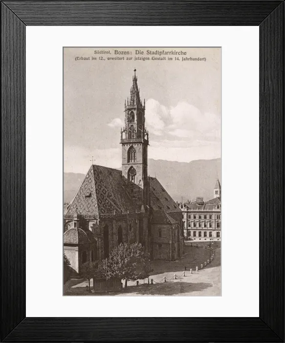 Framed Print : Bolzano (Bozen) - Italy - The Church Framed Print : Bolzano (Bozen) - Italy - The Church