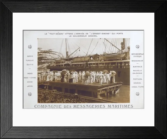 Framed Print : The arrival of the Governor General - Saigon Framed Print : The arrival of the Governor General - Saigon