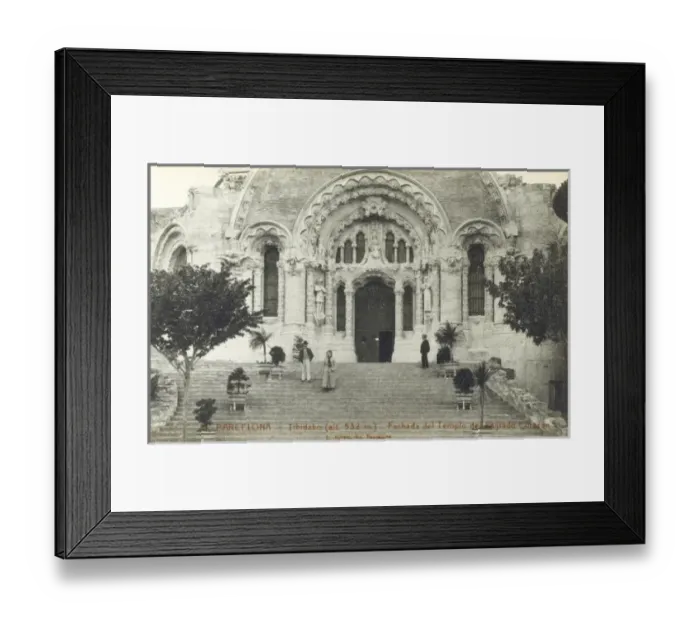 Framed Print : Temple de Sagrat Cor - Barcelona Framed Print : Temple de Sagrat Cor - Barcelona
