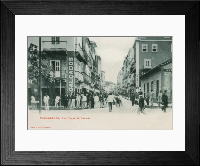 Framed Print : Brazil - Pernambuco - Duke of Caxias Street Framed Print : Brazil - Pernambuco - Duke of Caxias Street