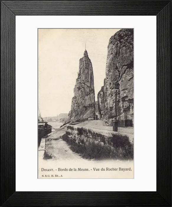 Framed Print : Dinant, Belgium - The Bayard Rock Framed Print : Dinant, Belgium - The Bayard Rock