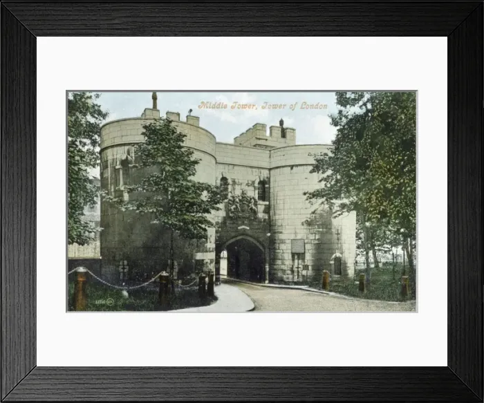 Framed Print : Tower of London - The Middle Tower Framed Print : Tower of London - The Middle Tower