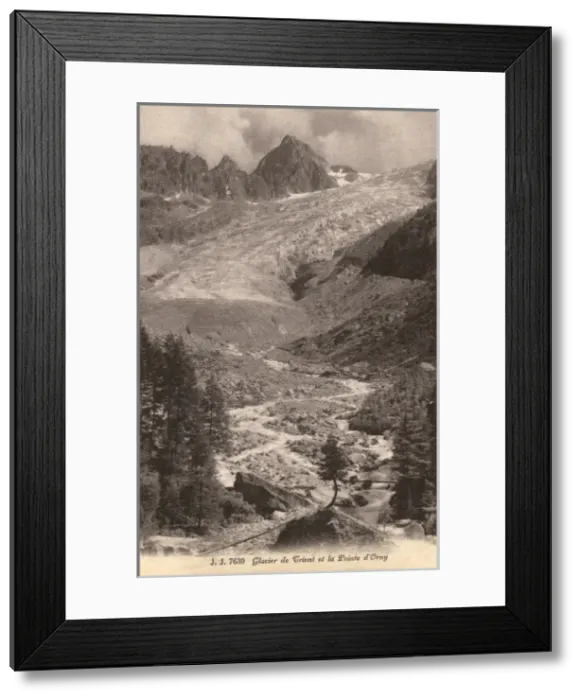 Framed Print : Trient Glacier and the Pointe D Orny Mountain Framed Print : Trient Glacier and the Pointe D Orny Mountain