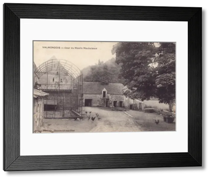 Framed Print : Bird Enclosure - Valmondois, France Framed Print : Bird Enclosure - Valmondois, France