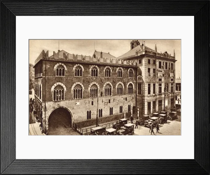 Framed Print : Genoa, Italy - Caricamento Square - St Georges Palace Framed Print : Genoa, Italy - Caricamento Square - St Georges Palace