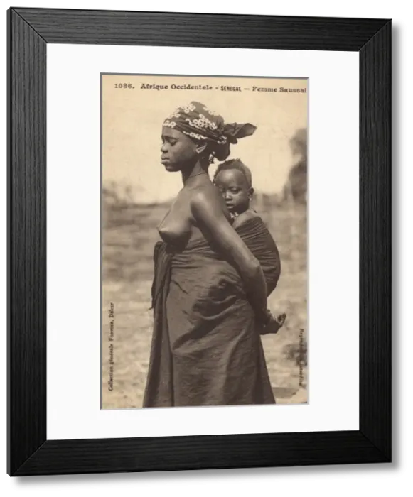 Framed Print : Guinea, Africa - A Fula Girl Framed Print : Guinea, Africa - A Fula Girl