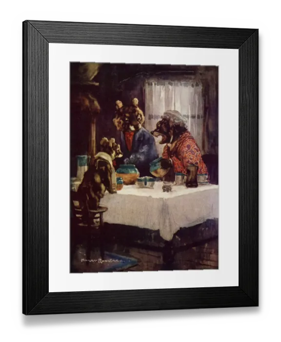 Framed Print : Whos been eating my porridge Framed Print : Whos been eating my porridge