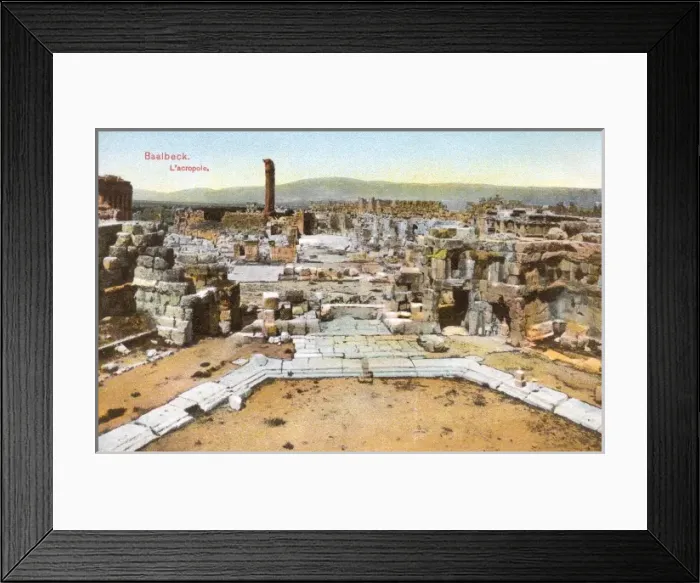 Framed Print : Baalbek - The Acropolis Framed Print : Baalbek - The Acropolis