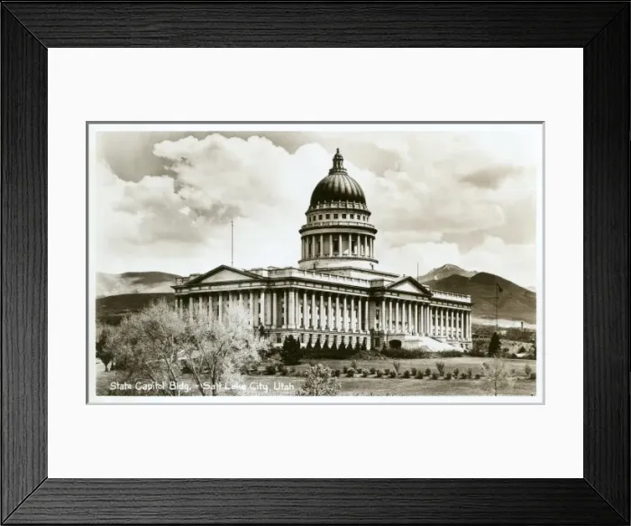 Framed Print : State Capitol Building - Salt Lake City, Utah, USA Framed Print : State Capitol Building - Salt Lake City, Utah, USA
