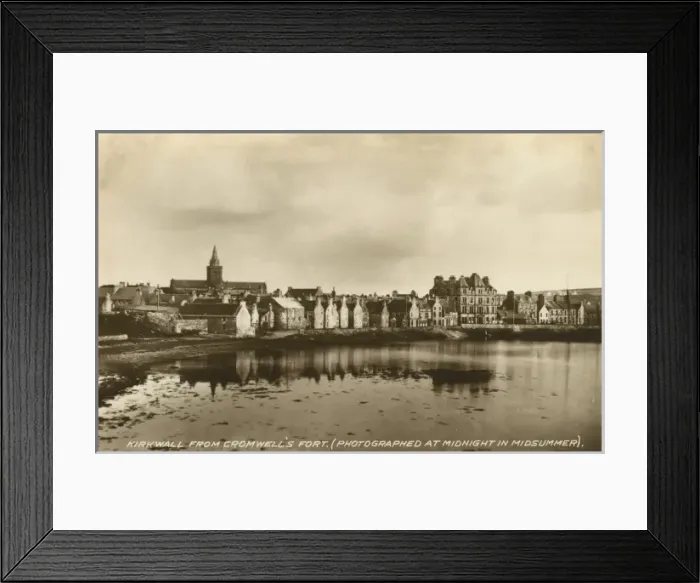 Framed Print : Orkney Isles - Kirkwall at Midnight Framed Print : Orkney Isles - Kirkwall at Midnight