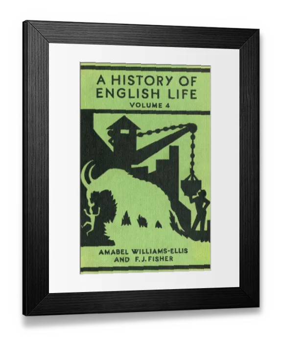 Framed Print : History of English Life front cover Framed Print : History of English Life front cover