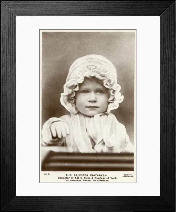 Framed Print : HRH Princess Elizabeth, future Queen Elizabeth II Framed Print : HRH Princess Elizabeth, future Queen Elizabeth II