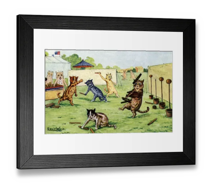 Framed Print : L Wain. The coconut shy Framed Print : L Wain. The coconut shy