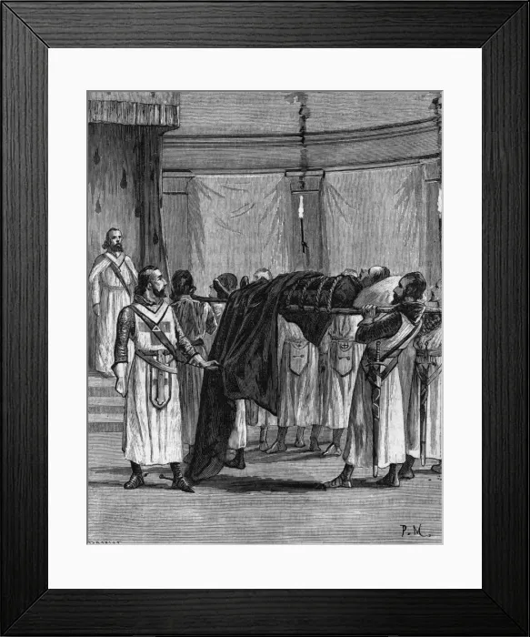 Framed Print : Initiation of the Sovereign Commander of the Temple Framed Print : Initiation of the Sovereign Commander of the Temple