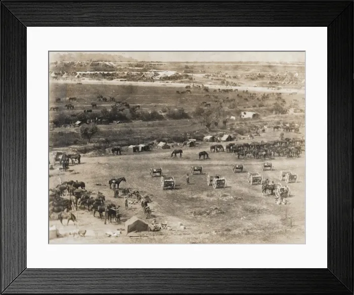 Framed Print : Typical scene behind the lines, Western Front, WW1 Framed Print : Typical scene behind the lines, Western Front, WW1
