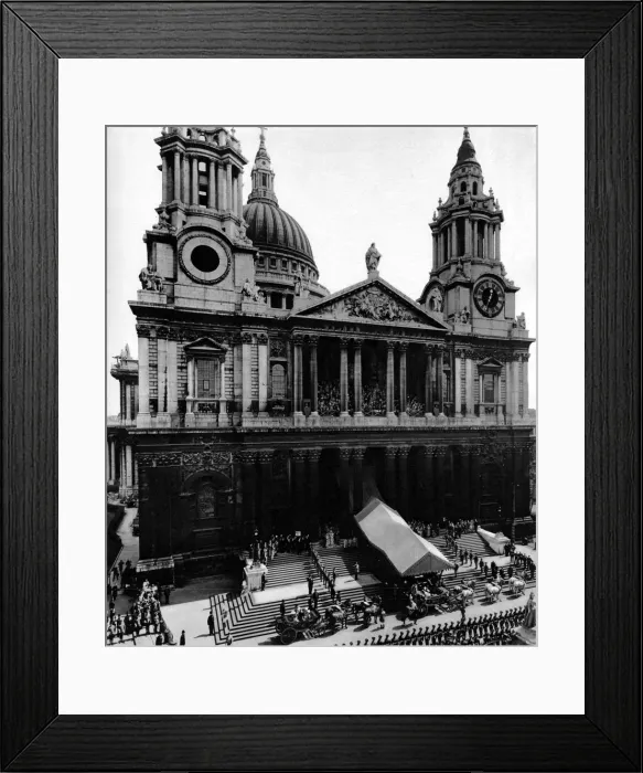 Framed Print : King George V Silver Jubilee celebrations, 1935 - St Paul s Framed Print : King George V Silver Jubilee celebrations, 1935 - St Paul s