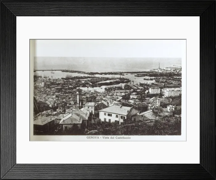 Framed Print : Italy, Genoa - View of Castellaccio Framed Print : Italy, Genoa - View of Castellaccio
