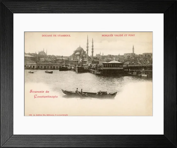 Framed Print : The Yeni Camii - Constatinople Framed Print : The Yeni Camii - Constatinople