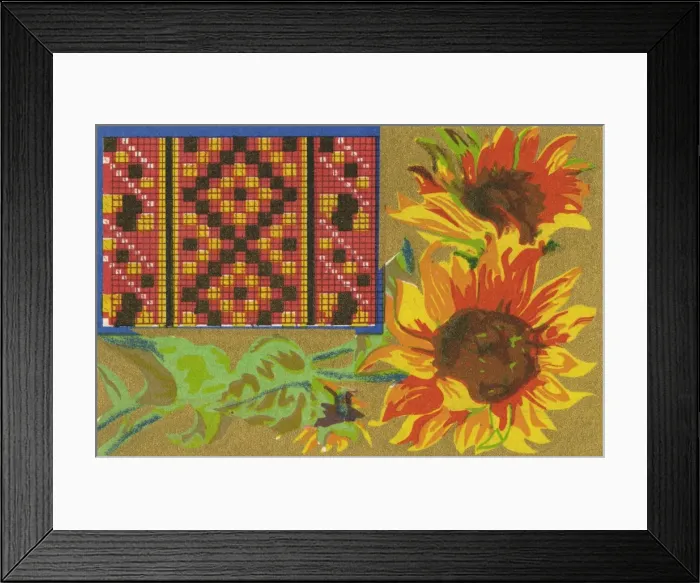 Framed Print : Russian Berlin Work Pattern Framed Print : Russian Berlin Work Pattern