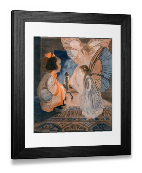 Framed Print : A Christmas Eve Dream by Hope Dunlap Framed Print : A Christmas Eve Dream by Hope Dunlap