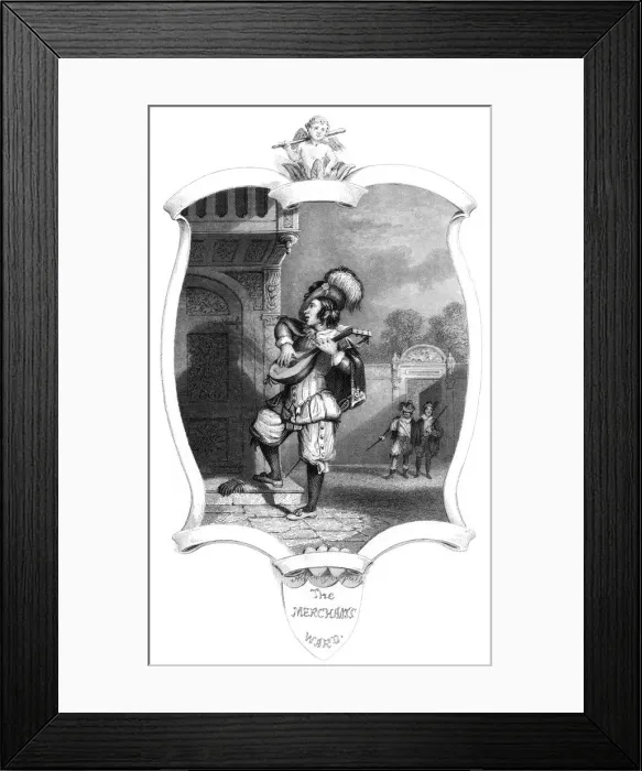 Framed Print : Doorstep serenade: the merchants ward Framed Print : Doorstep serenade: the merchants ward