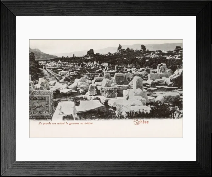 Framed Print : Selcuk - Road between the Gymansium and the Theatre Framed Print : Selcuk - Road between the Gymansium and the Theatre