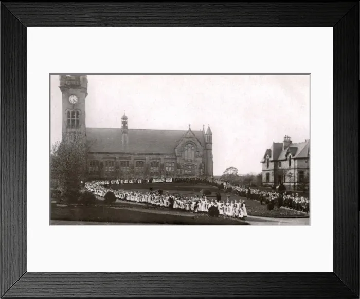 Framed Print : Bridge of Weir Homes - Coming from Church Framed Print : Bridge of Weir Homes - Coming from Church