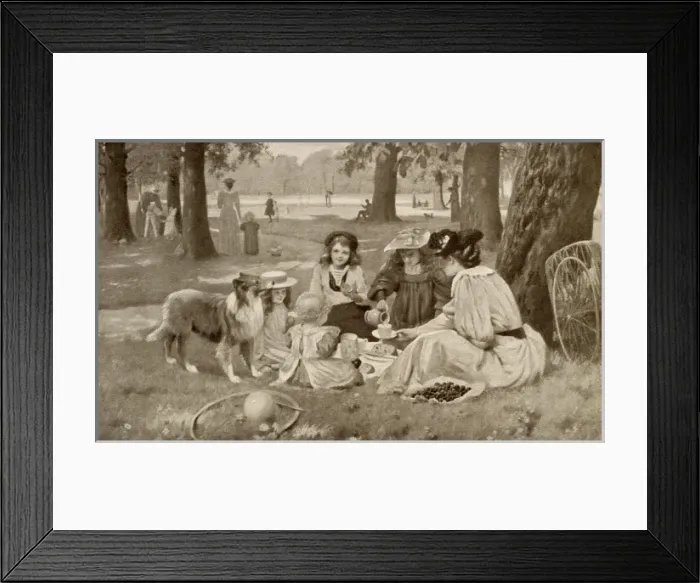 Framed Print : Tea in the Park Framed Print : Tea in the Park