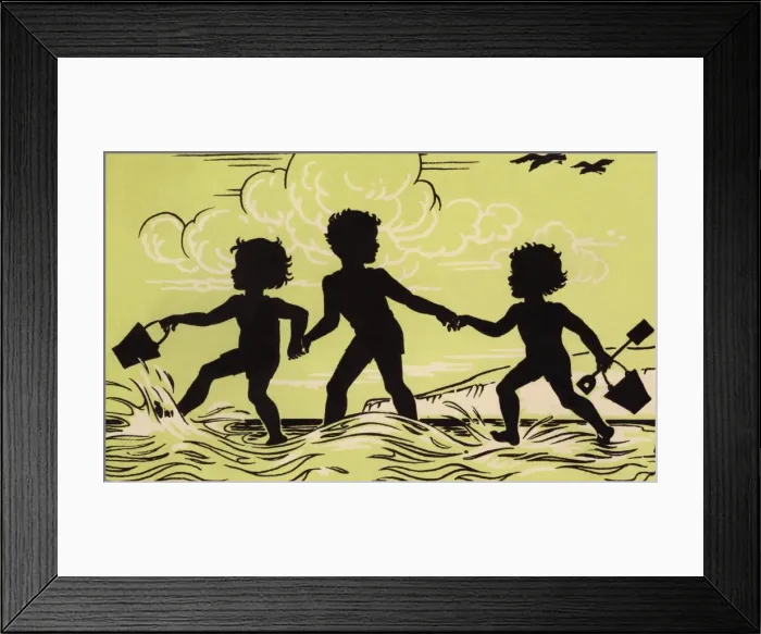 Framed Print : At the Seaside Framed Print : At the Seaside