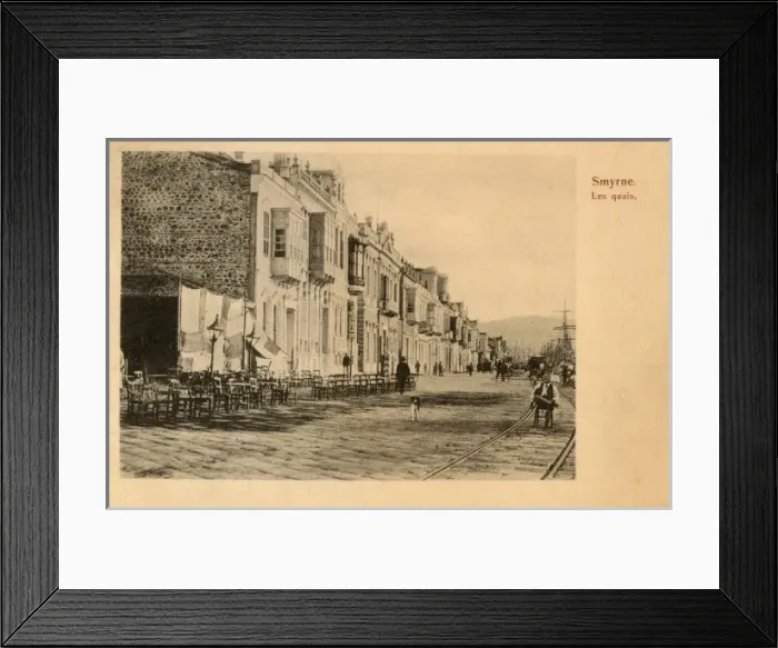 Framed Print : Izmir, Turkey - The Quayside Framed Print : Izmir, Turkey - The Quayside