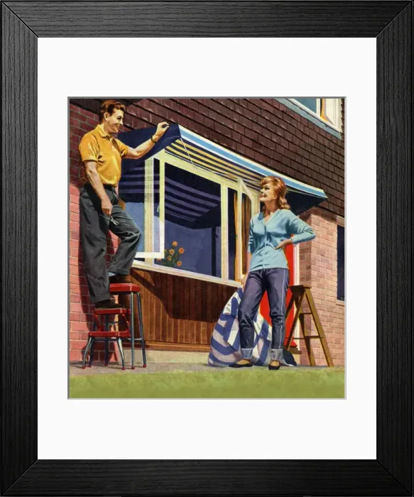 Framed Print : 1960s DIY Date: 1960 Framed Print : 1960s DIY Date: 1960
