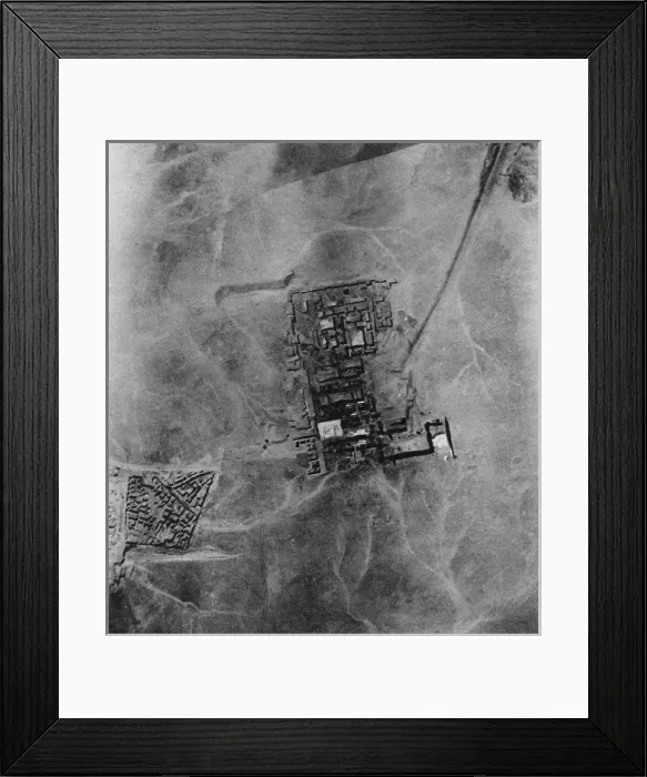 Framed Print : Aerial view of Mari, Syria Framed Print : Aerial view of Mari, Syria