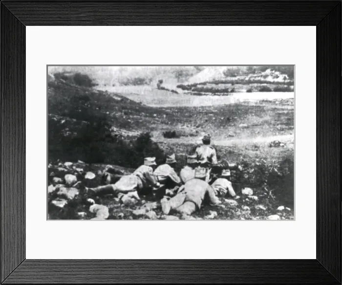 Framed Print : Romanian troops on front line, WW1 Framed Print : Romanian troops on front line, WW1