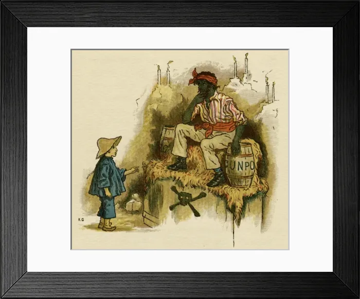 Framed Print : Illustration, The Queen of the Pirate Isle Framed Print : Illustration, The Queen of the Pirate Isle