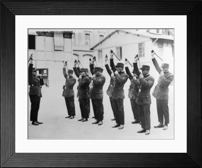 Framed Print : French Police Cadets Framed Print : French Police Cadets