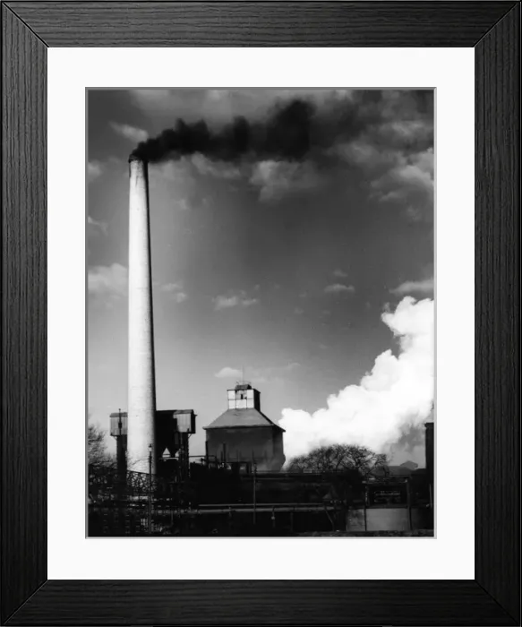 Framed Print : Smoking Coke Ovens Framed Print : Smoking Coke Ovens