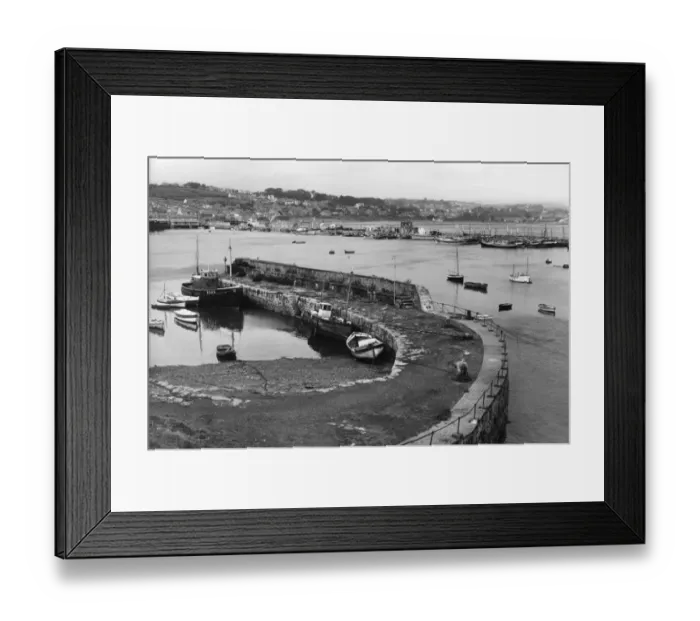 Framed Print : Newlyn Harbour Wall Framed Print : Newlyn Harbour Wall