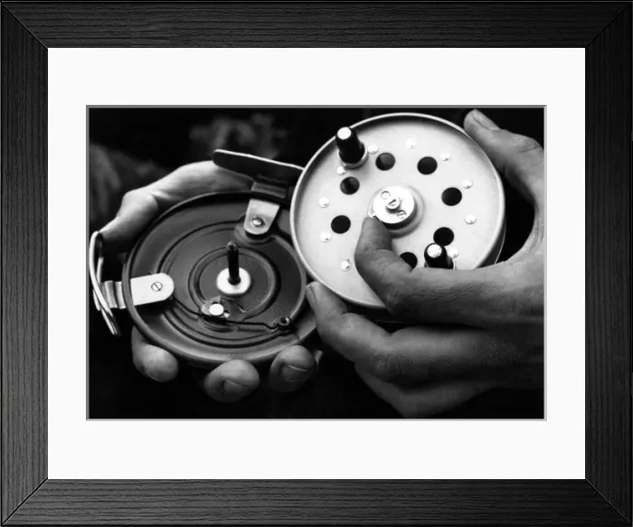 Framed Print : Fishing Reel Framed Print : Fishing Reel