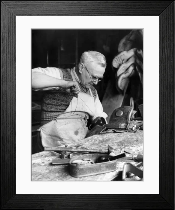 Framed Print : The Saddler Framed Print : The Saddler